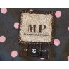 Boléro cuir & crochet M.P. Maurizio Pecoraro – pièce artisanale Y2K