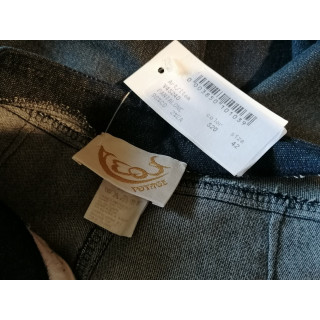 Pants Marina Rinaldi Voyage blue stretch denim