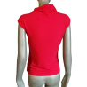 Top Vintage Y2K Carella Deadstock rojo hecho en Italia