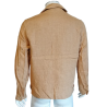 Chaqueta de hombre de lino vintage hecha en Italia Beige - 90s Estilo minimalista