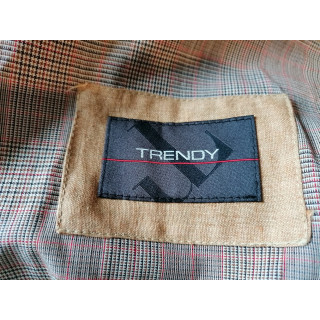 Vintage linnen herenjas gemaakt in Italië beige - 90s minimalistische stijl