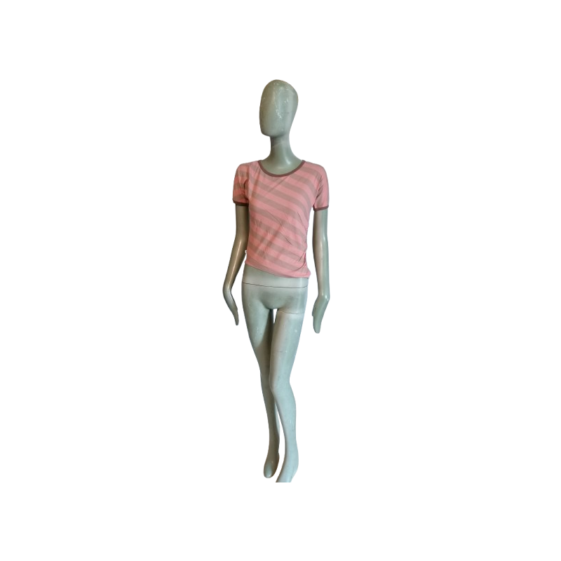Y2K t-shirt Cerruti Jeans Pink Striped - Deadstock with labels