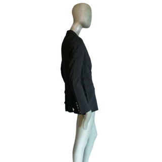 Blazer Ter et Bantine Schwarzwolle & Seide - Made in Italy Minimalist