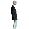 Blazer Ter et Bantine Lã preta e seda - feita na Itália minimalista