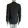 Blazer Ter et Bantine Black Wool & Silk - Made in Italy Minimalist