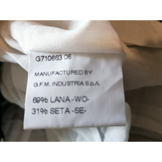 Blazer Ter et Bantine Schwarzwolle & Seide - Made in Italy Minimalist