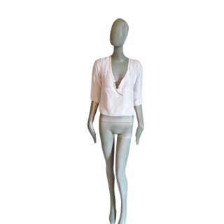 Top Coast 100% soie vintage 90s dentelle Y2K jamais porté