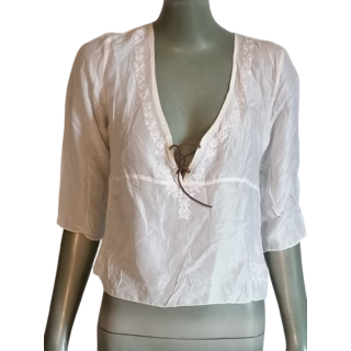 Top Coast 100% vintage silk 90s lace y2k never worn