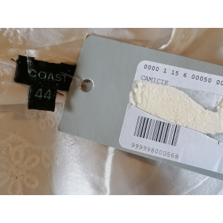 Topo Coast 100% vintage seda 90s lace y2k nunca desgastado