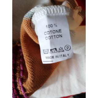 Superiore Hache Maglia patchwork ricamato nove tag Made in Italy