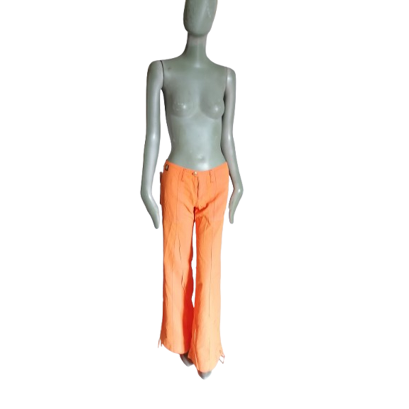 LOIS 90s Deadstock Orange Wide Pants Made in Spain