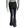 Jean Bootcut Y2K Oppio Black Stretch Made in Italy Vintage New