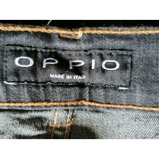 Jean bootcut y2k Oppio Estiramento Preto feito na Itália Vintage Novo