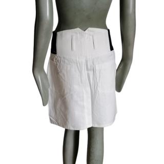 Gonna vintage Y2K cotone made in Francia in vita elastica
