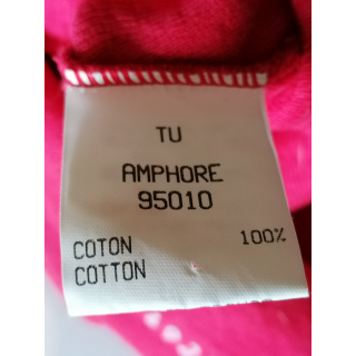 Bonnet Claudie Pierlot Red amphora cotton embroidered logo