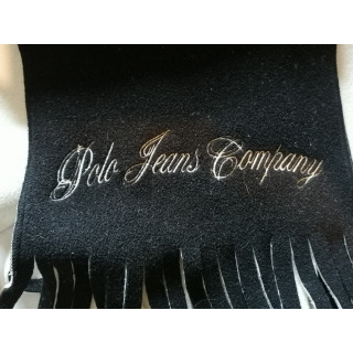 Vintage Polo Jeans Company Black White 90s Sjaal