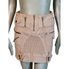 Minirok Gaetano Navarra Y2k beige nooit scope (deadstock)