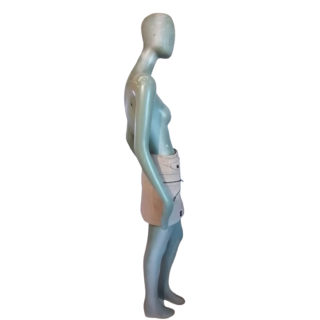 Minirok Gaetano Navarra Y2k beige nooit scope (deadstock)