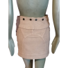 Mini skirt Gaetano Navarra Y2K Beige Never Scope (Deadstock)