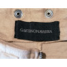 Mini skirt Gaetano Navarra Y2K Beige Never Scope (Deadstock)