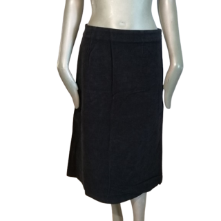 Jupe trapèze velours stretch noir SAMPLE Atsuro Tayama
