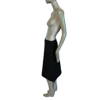 Jupe trapèze velours stretch noir SAMPLE Atsuro Tayama