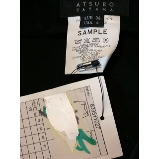 Jupe trapèze velours stretch noir SAMPLE Atsuro Tayama