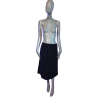 Jupe trapèze velours stretch noir SAMPLE Atsuro Tayama