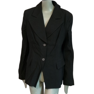 Blazer 90er Jahre Deadstock Sonia Special Italian Wolle - Übergroße Tasse