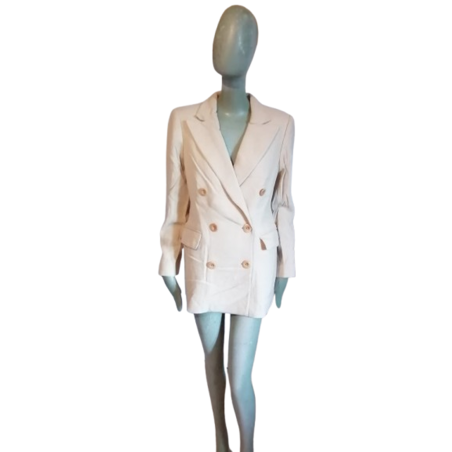 Vintage delba 100% lã vintage cruzou blazer - como novo com rótulos