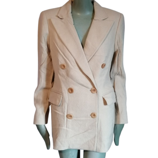 Vintage delba 100% lã vintage cruzou blazer - como novo com rótulos