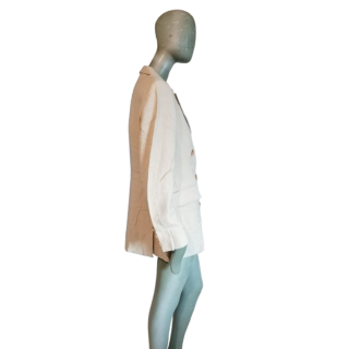 Vintage delba 100% lã vintage cruzou blazer - como novo com rótulos