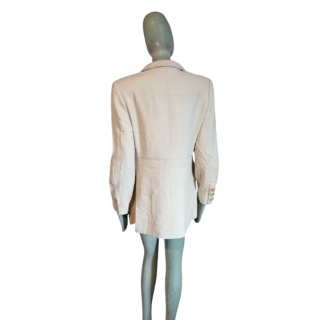 Vintage Delba 100% lana vintage Blazer incrociata - come nuovo con etichette