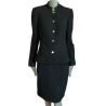 Vintage Alfaiate Anna Kaszer Paris Preto Textured Chic