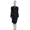 Vintage Tailor Anna Kaszer Paris Black Textured Chic