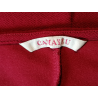 Top vintage rouge Camaïeu Y2K col bateau stretch