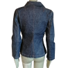 Blazer Denim Cunrated 90s Oppio Made in Italy Fatto A Mano