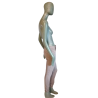 Pantalon slim moulant stretch rose T38 – peu porté