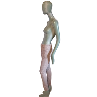 Pantalon slim moulant stretch rose T38 – peu porté