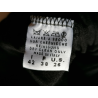 Collo rotolato maglione sublime nero drappeggiato nero - effetto bustier sluting