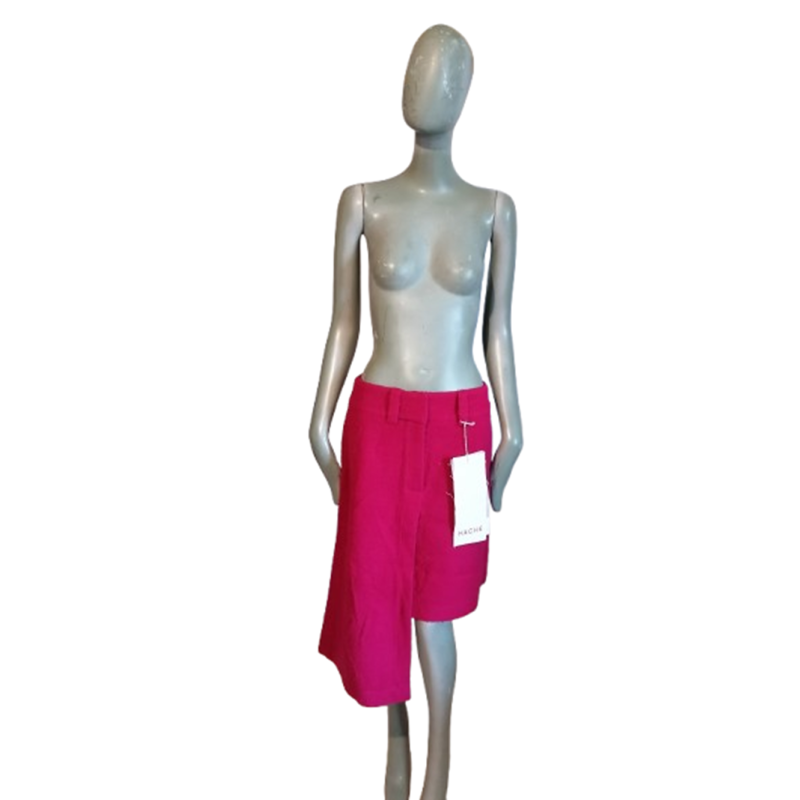 ASYMMETRIC SKIRT HACHE WOOD VIRGIN - DEADSTOCK (never worn)