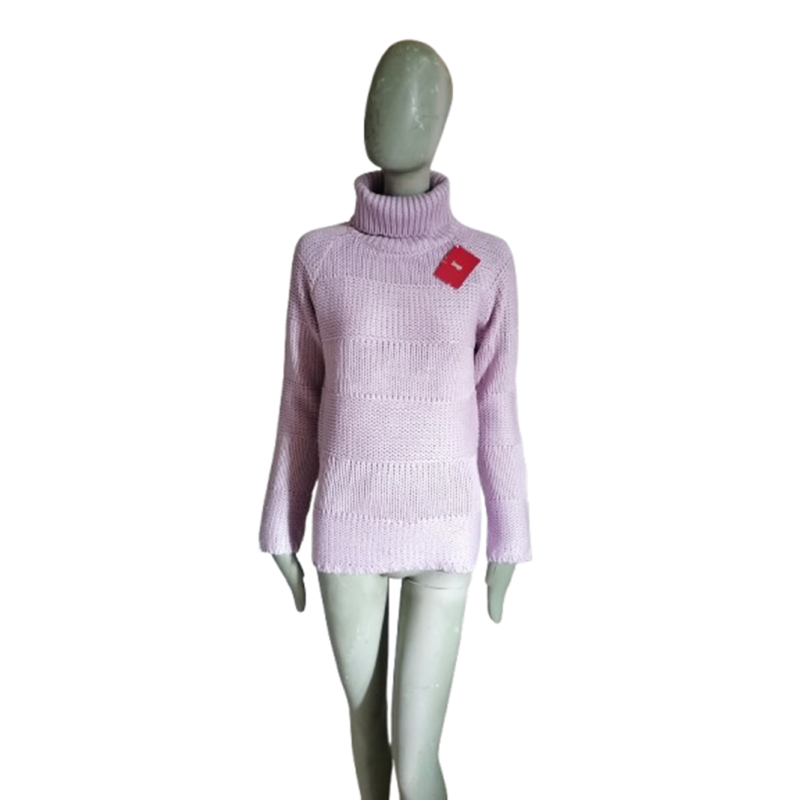 LILAC Y2K nuevo suéter de imagen de cuello con etiqueta - Tamaño L
