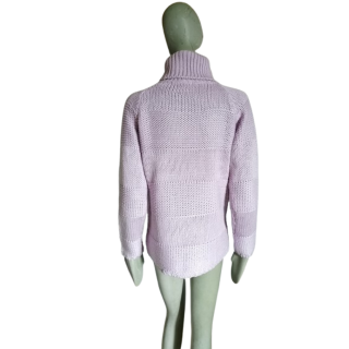 Pull Image col roulé lilas Y2K neuf avec étiquette – taille L