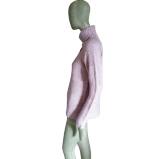 LILAC Y2K nuevo suéter de imagen de cuello con etiqueta - Tamaño L