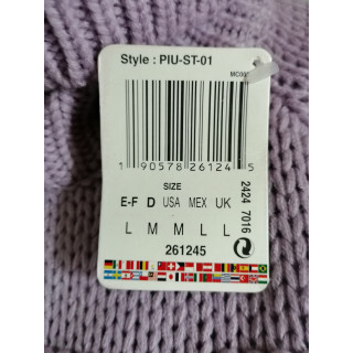 Lila Y2K Nieuwe kraagafbeelding met label - maat L