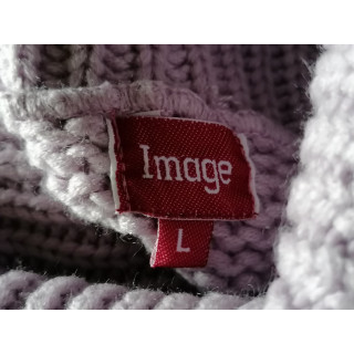 Pull Image col roulé lilas Y2K neuf avec étiquette – taille L