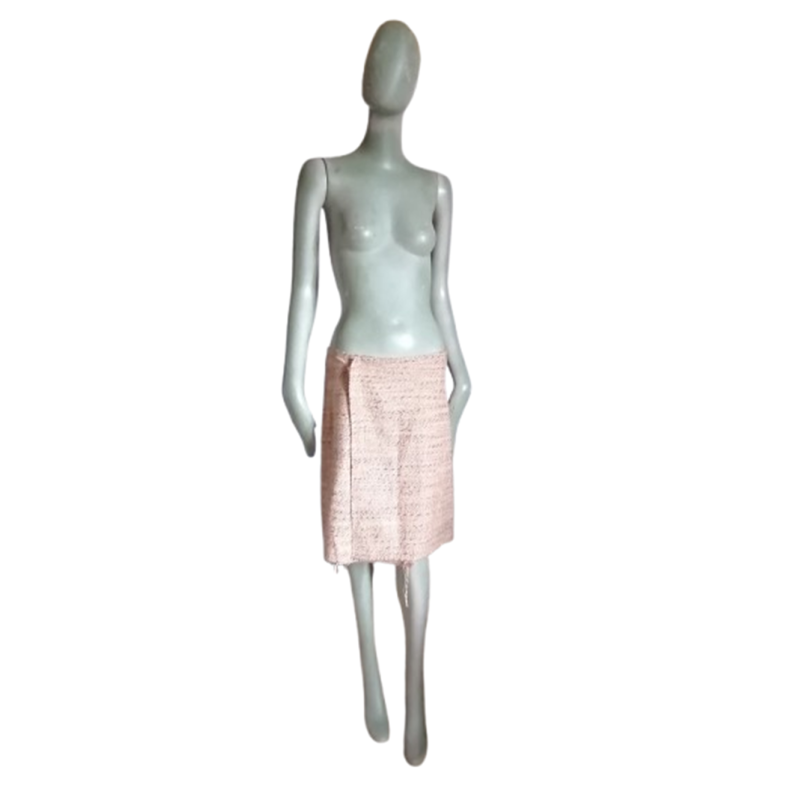 Jupe portefeuille HACHE tweed laine neuve T42 It