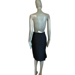 Jupe vintage Venera Arapu noire plissée asymétrique – comme neuve étiquetée