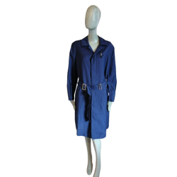 Trench Belted Fine Wool Dirk Bikkembergs 90s