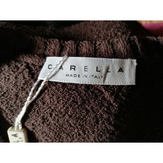 Top vintage y2k Carella Itália malha frisada como novo